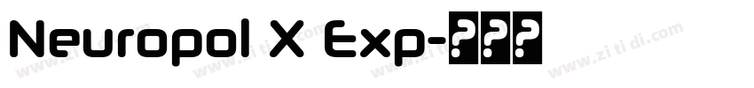 Neuropol X Exp字体转换